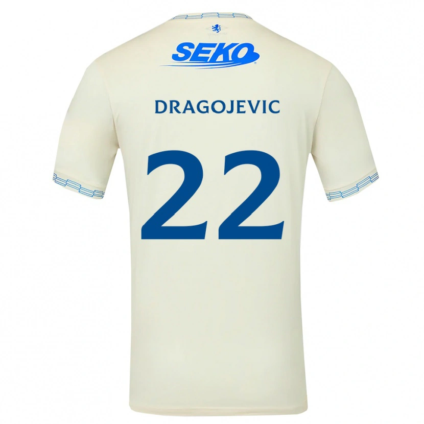 Danxen Damen Vanja Dragojevic #22 Tiefseeblau Weiß Auswärtstrikot Trikot 2026/27 T-Shirt Schweiz