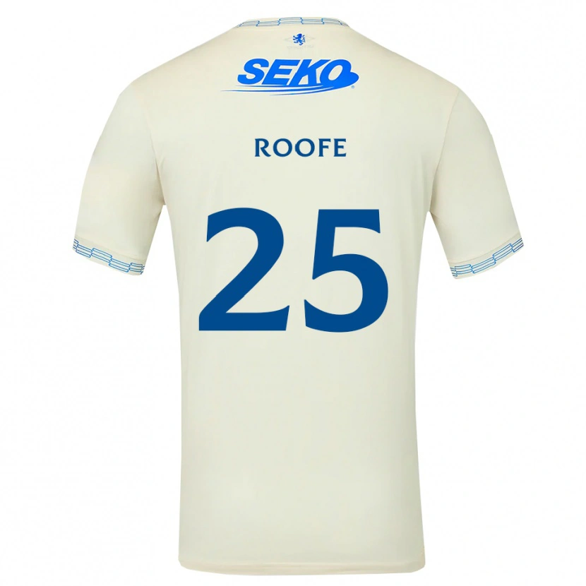 Danxen Damen Kemar Roofe #25 Tiefseeblau Weiß Auswärtstrikot Trikot 2026/27 T-Shirt Schweiz