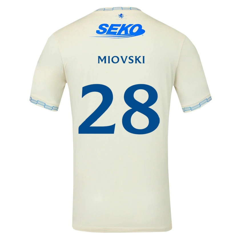 Danxen Damen Bojan Miovski #28 Tiefseeblau Weiß Auswärtstrikot Trikot 2026/27 T-Shirt Schweiz