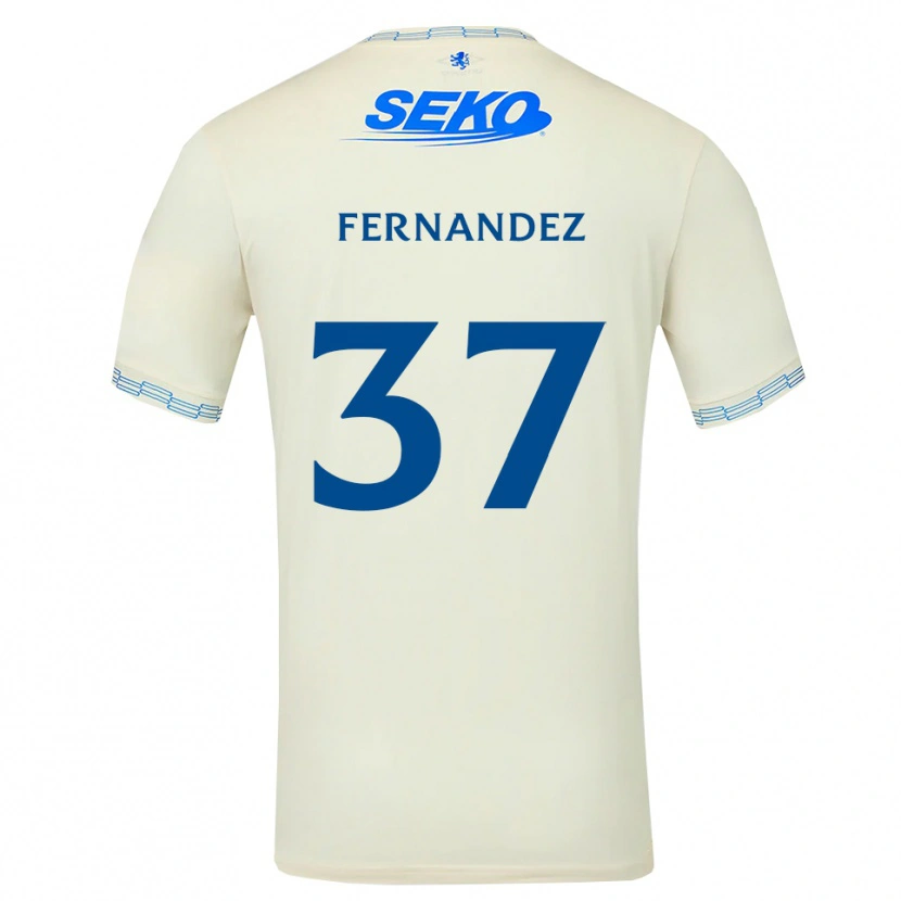 Danxen Damen Emmanuel Fernandez #37 Tiefseeblau Weiß Auswärtstrikot Trikot 2026/27 T-Shirt Schweiz