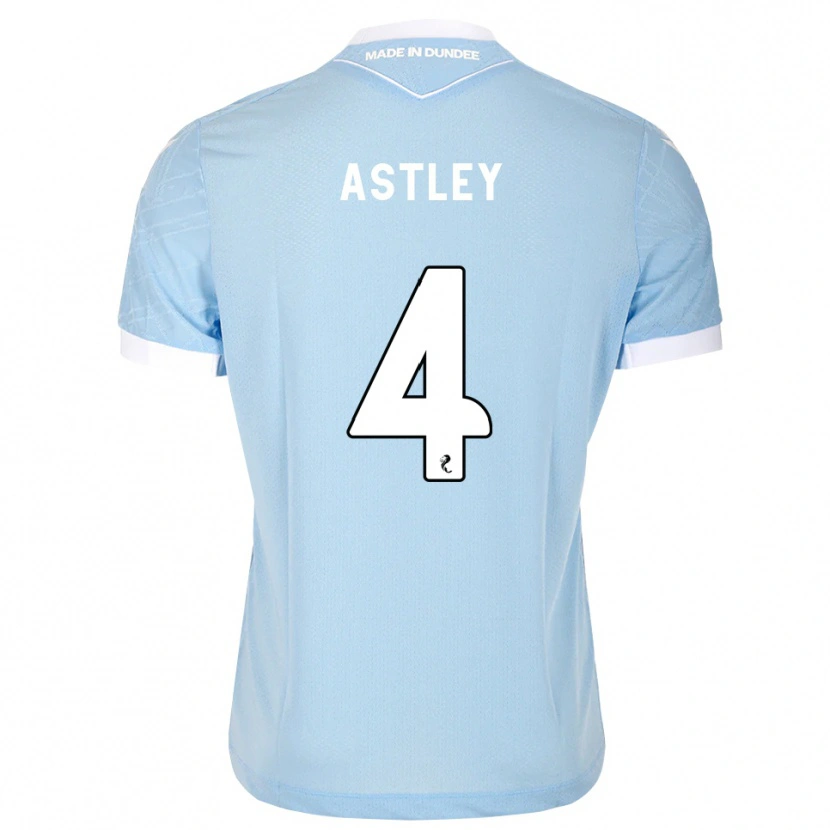 Danxen Damen Ryan Astley #4 Himmelblau Weiß Auswärtstrikot Trikot 2026/27 T-Shirt Schweiz