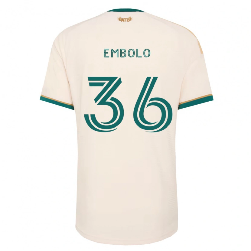 Danxen Damen Breel Embolo #36 Champagner Grün Auswärtstrikot Trikot 2026/27 T-Shirt Schweiz