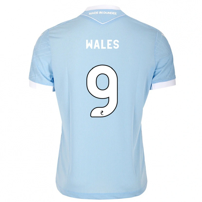 Danxen Damen Bobby Wales #9 Himmelblau Weiß Auswärtstrikot Trikot 2026/27 T-Shirt Schweiz