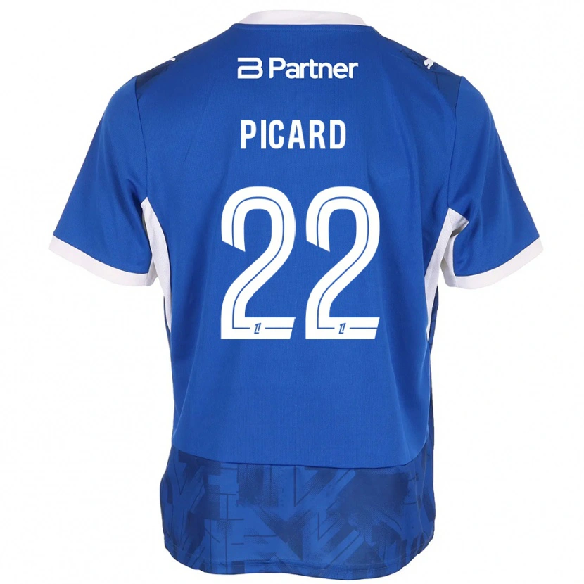 Danxen Kinder Hugo Picard #22 Mittelblau Weiß Heimtrikot Trikot 2026/27 T-Shirt Schweiz