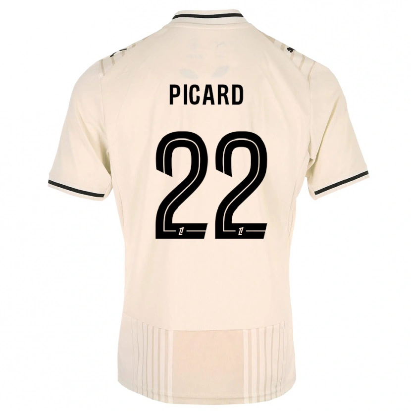 Danxen Kinder Hugo Picard #22 Altgold Schwarz Antikweiß Auswärtstrikot Trikot 2026/27 T-Shirt Schweiz