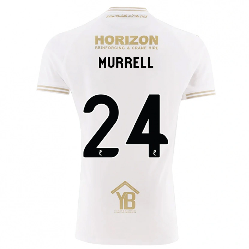 Danxen Kinder Jacob Murrell #24 Weizen Weiß Auswärtstrikot Trikot 2026/27 T-Shirt Schweiz