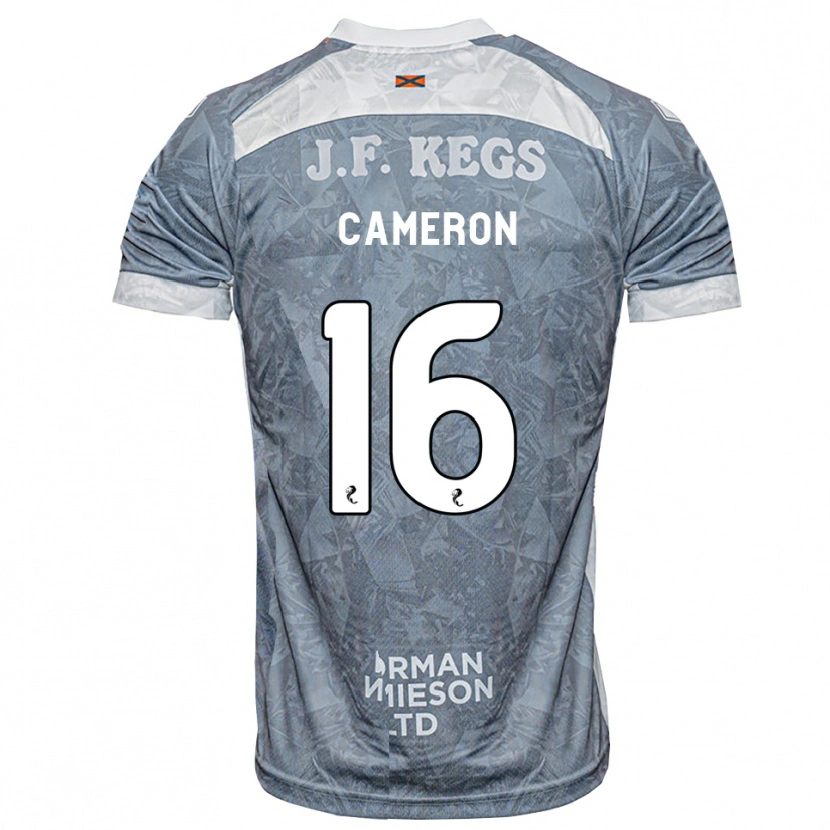 Danxen Kinder Lyall Cameron #16 Hellgrau Auswärtstrikot Trikot 2026/27 T-Shirt Schweiz