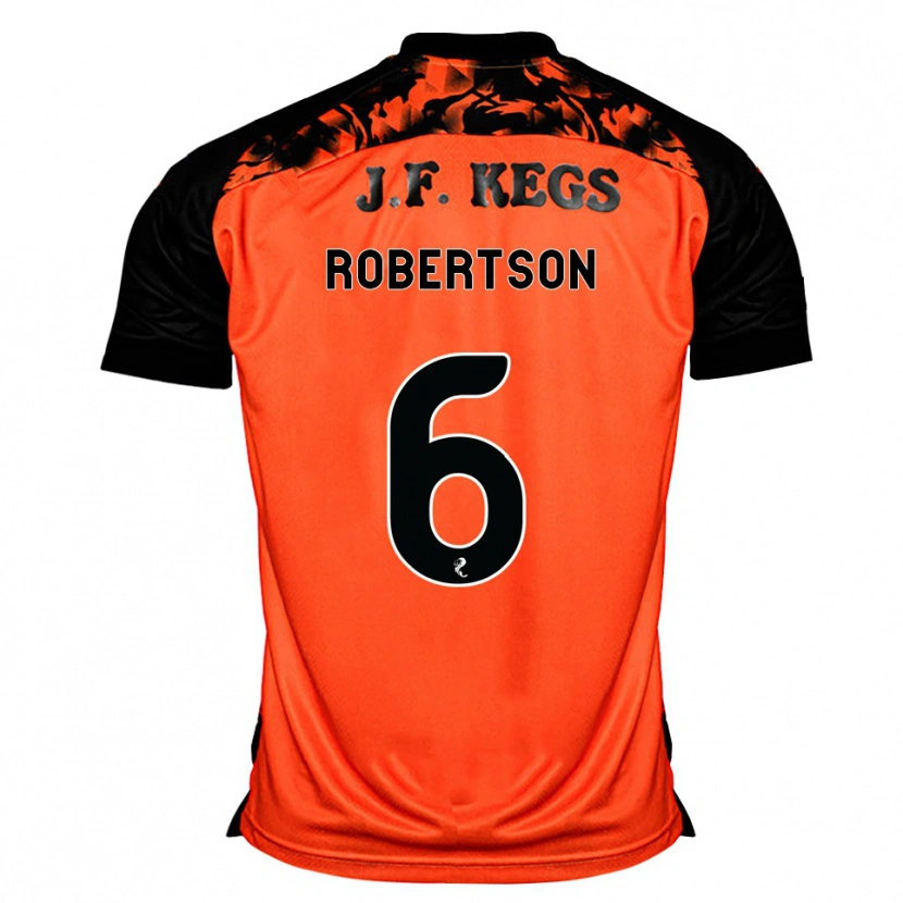 Danxen Kinder Ashley Robertson #6 Orange Schwarz Weiß Heimtrikot Trikot 2026/27 T-Shirt Schweiz