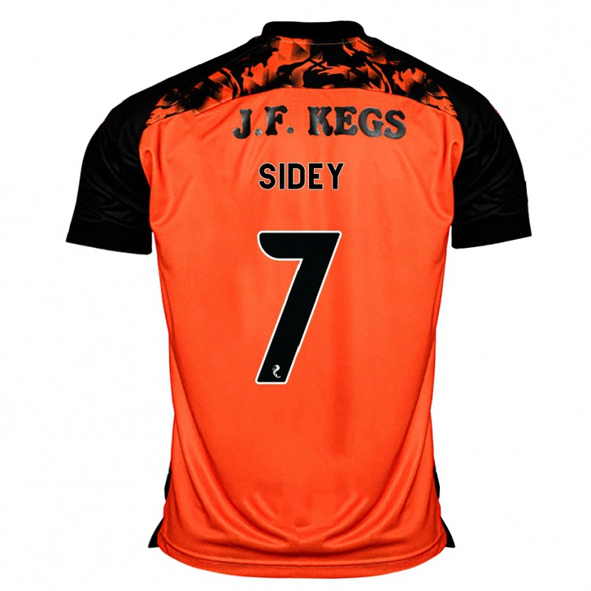 Danxen Kinder Leah Sidey #7 Orange Schwarz Weiß Heimtrikot Trikot 2026/27 T-Shirt Schweiz