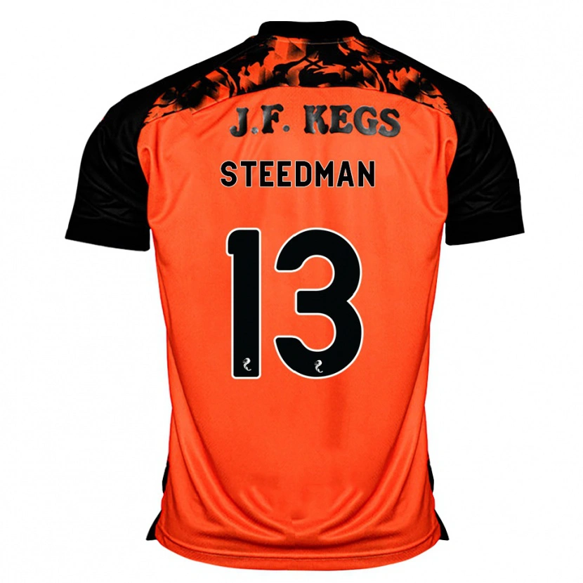 Danxen Kinder Morgan Steedman #13 Orange Schwarz Weiß Heimtrikot Trikot 2026/27 T-Shirt Schweiz