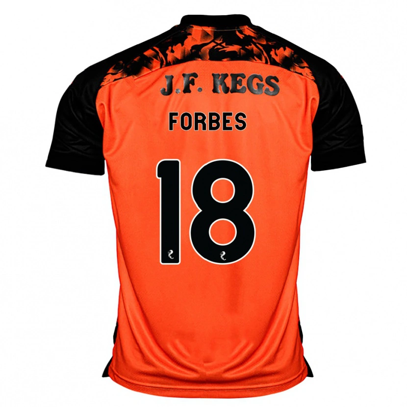Danxen Kinder Michael Forbes #18 Orange Schwarz Weiß Heimtrikot Trikot 2026/27 T-Shirt Schweiz