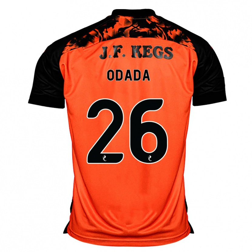 Danxen Kinder Richard Odada #26 Orange Schwarz Weiß Heimtrikot Trikot 2026/27 T-Shirt Schweiz