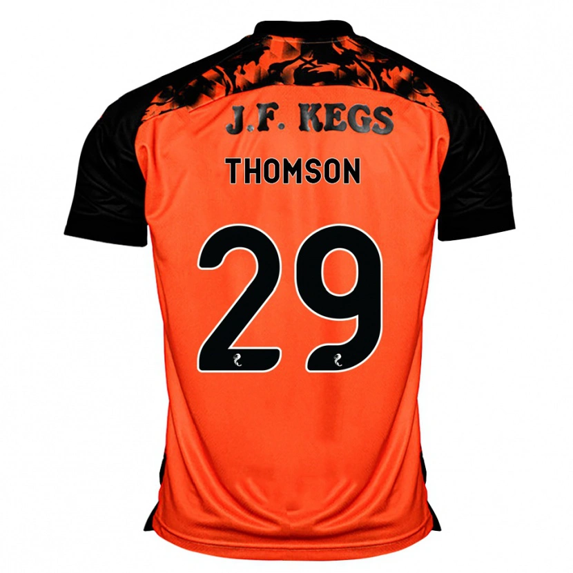 Danxen Kinder Miller Thomson #29 Orange Schwarz Weiß Heimtrikot Trikot 2026/27 T-Shirt Schweiz