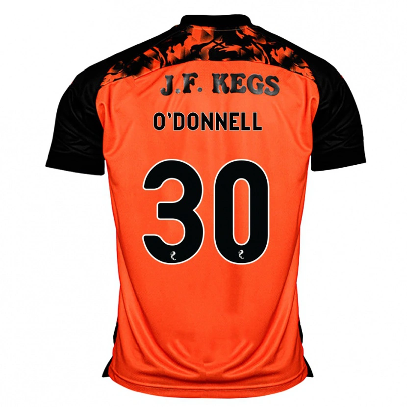 Danxen Kinder Lewis O'donnell #30 Orange Schwarz Weiß Heimtrikot Trikot 2026/27 T-Shirt Schweiz