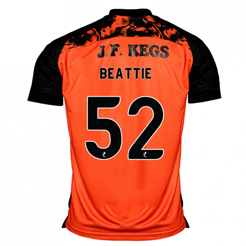 Danxen Kinder Calvin Beattie #52 Orange Schwarz Weiß Heimtrikot Trikot 2026/27 T-Shirt Schweiz
