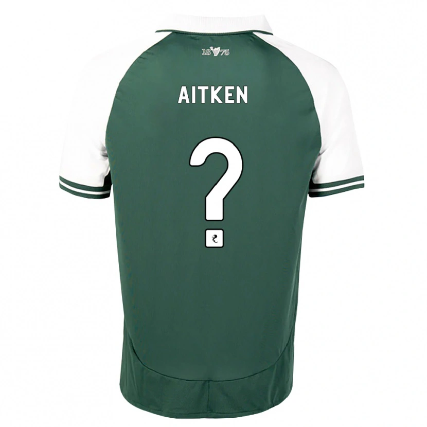 Danxen Kinder Conor Aitken #0 Seegrün Weiß Heimtrikot Trikot 2026/27 T-Shirt Schweiz