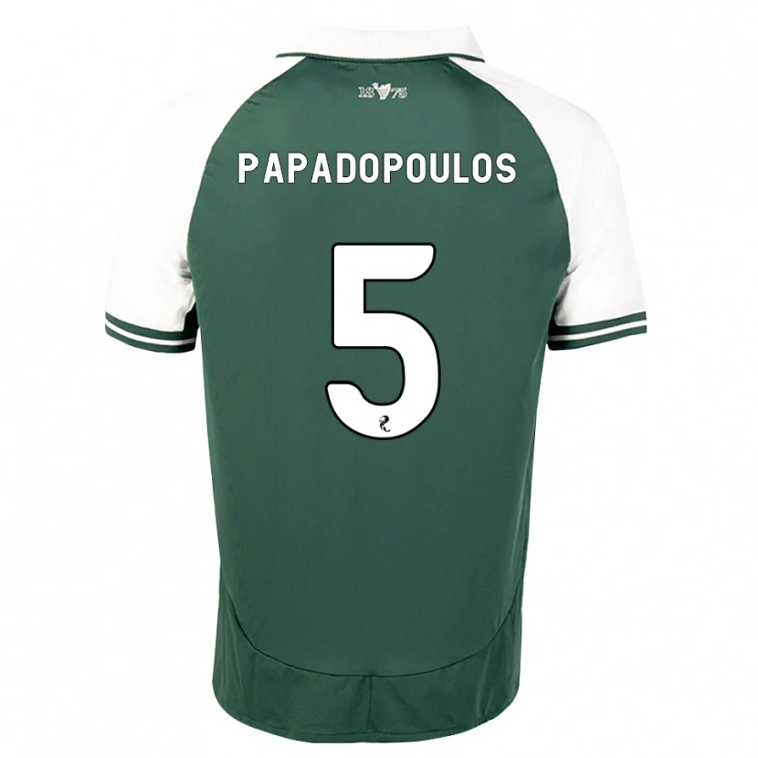 Danxen Kinder Stacey Papadopoulos #5 Seegrün Weiß Heimtrikot Trikot 2026/27 T-Shirt Schweiz