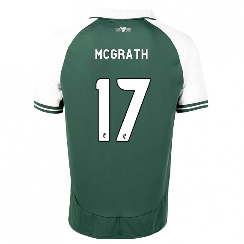 Danxen Kinder Jamie Mcgrath #17 Seegrün Weiß Heimtrikot Trikot 2026/27 T-Shirt Schweiz