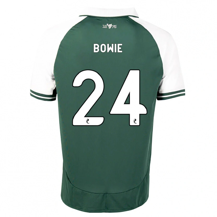Danxen Kinder Tegan Bowie #24 Seegrün Weiß Heimtrikot Trikot 2026/27 T-Shirt Schweiz