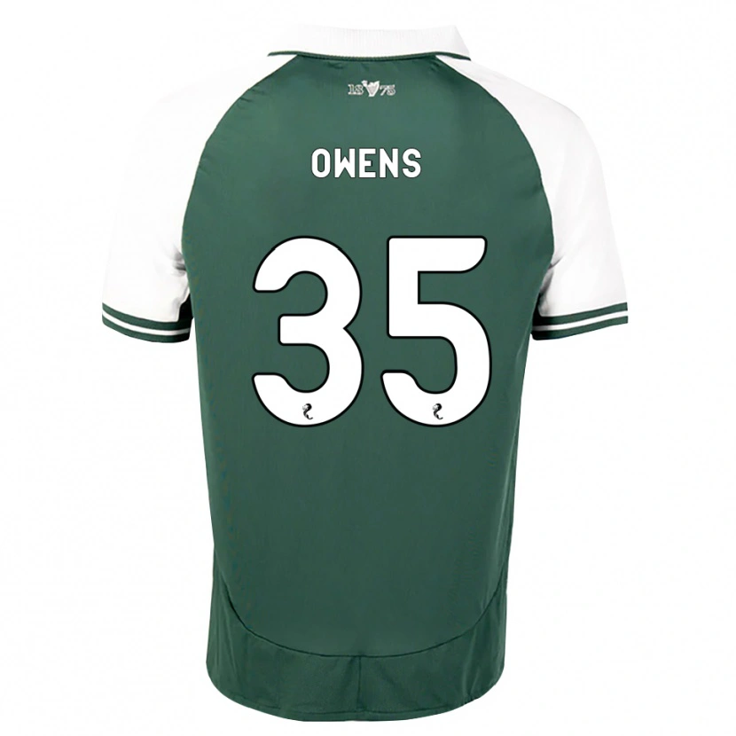 Danxen Kinder Freddie Owens #35 Seegrün Weiß Heimtrikot Trikot 2026/27 T-Shirt Schweiz