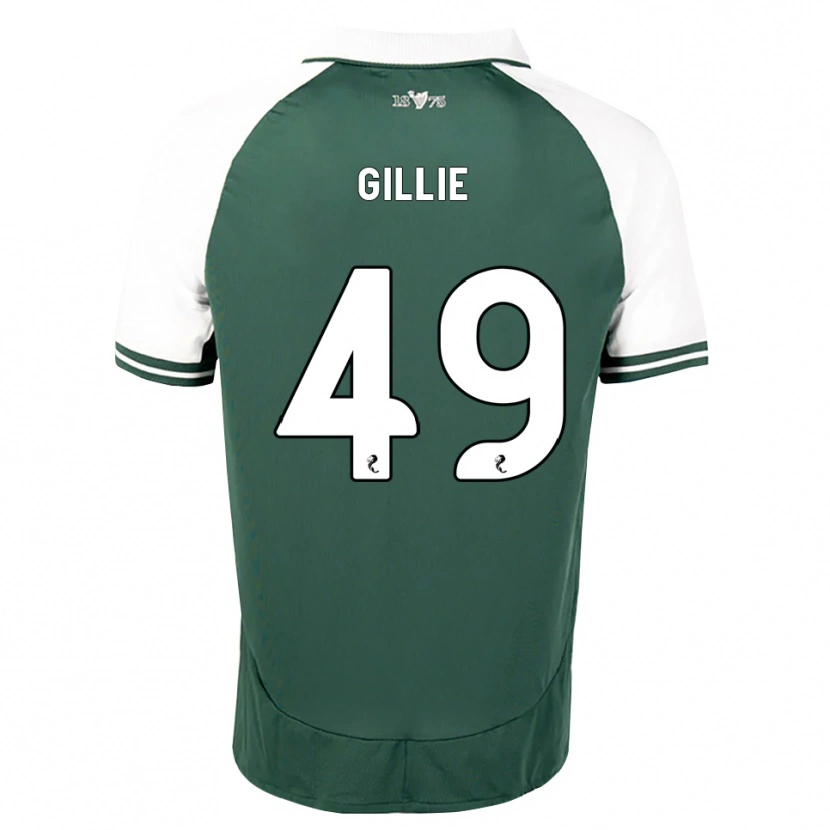 Danxen Kinder Lewis Gillie #49 Seegrün Weiß Heimtrikot Trikot 2026/27 T-Shirt Schweiz