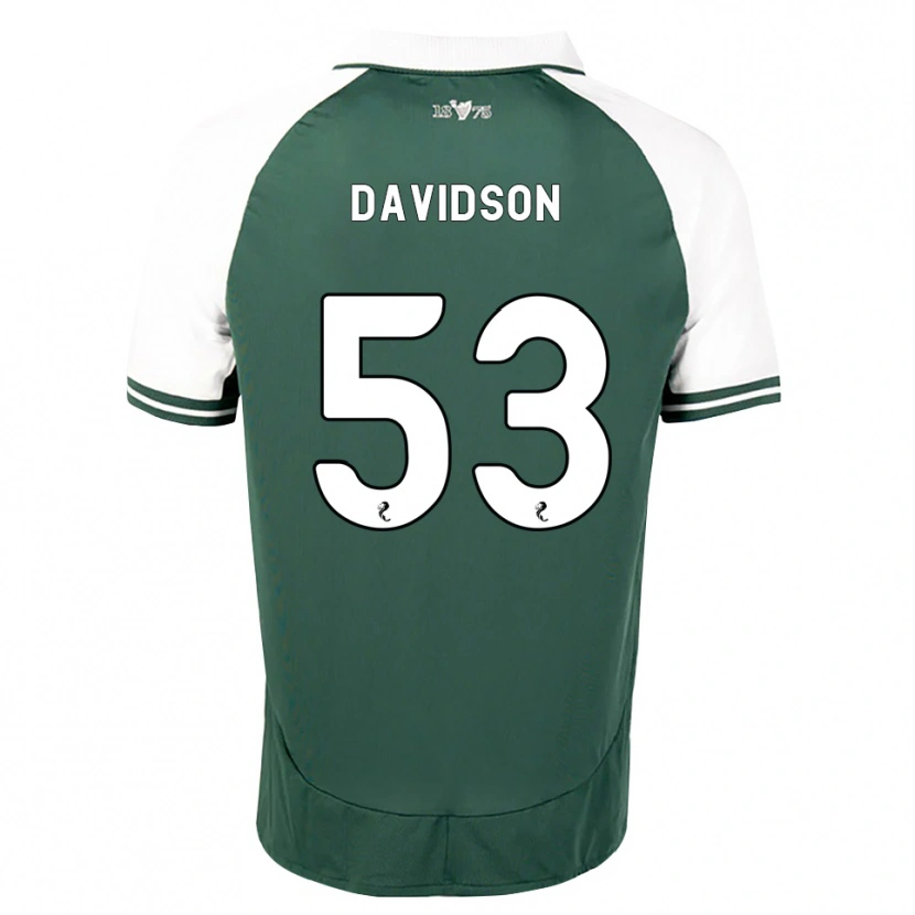 Danxen Kinder Luke Davidson #53 Seegrün Weiß Heimtrikot Trikot 2026/27 T-Shirt Schweiz