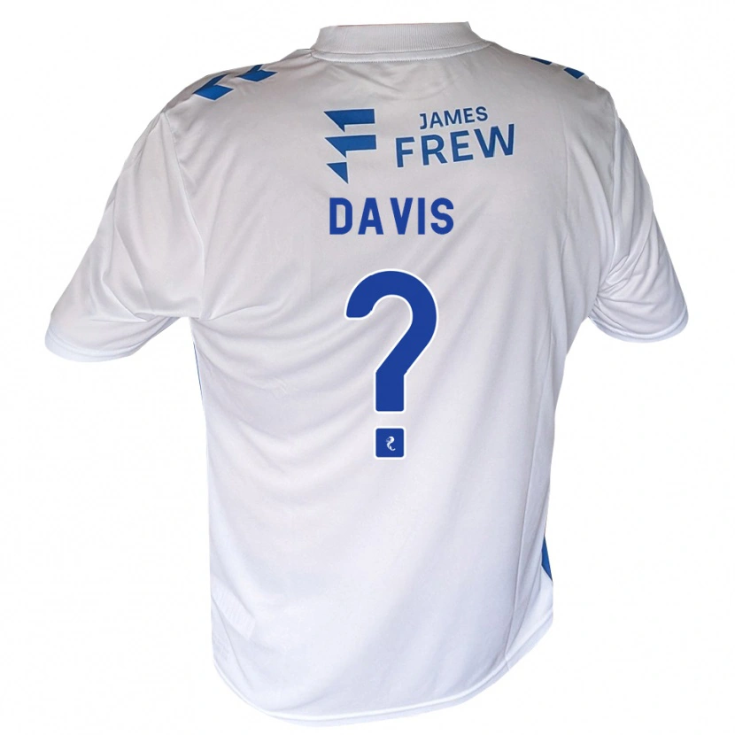 Danxen Kinder Aaron Davis #0 Königsblau Weiß Heimtrikot Trikot 2026/27 T-Shirt Schweiz