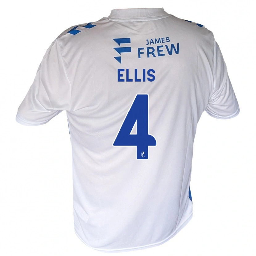 Danxen Kinder Ruari Ellis #4 Königsblau Weiß Heimtrikot Trikot 2026/27 T-Shirt Schweiz