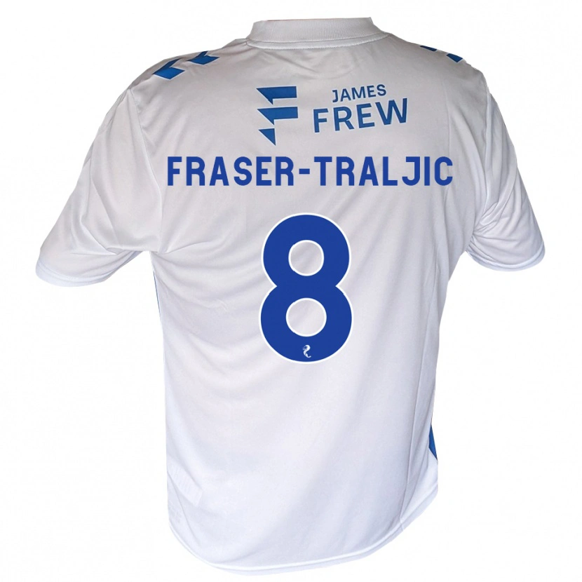 Danxen Kinder Kali Fraser-Traljic #8 Königsblau Weiß Heimtrikot Trikot 2026/27 T-Shirt Schweiz