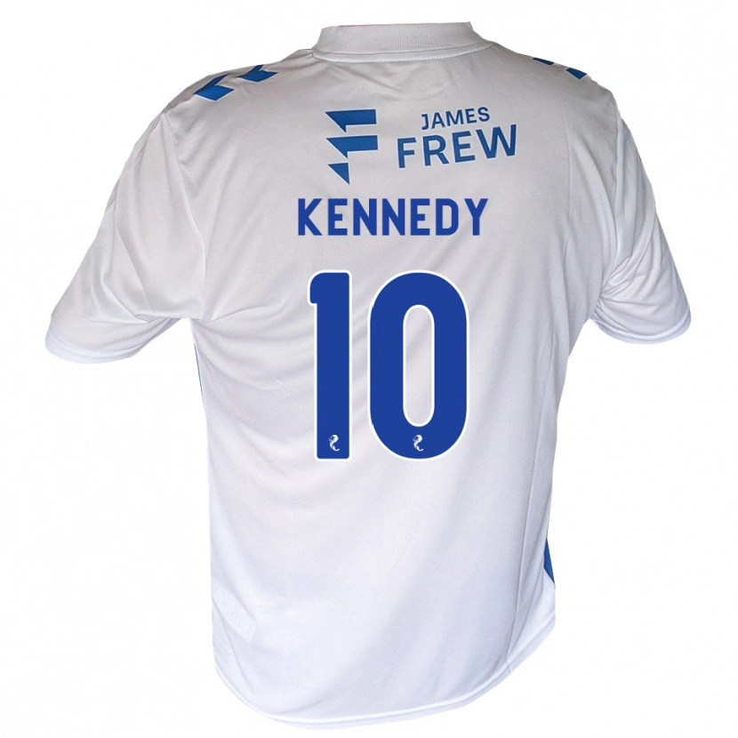 Danxen Kinder Matty Kennedy #10 Königsblau Weiß Heimtrikot Trikot 2026/27 T-Shirt Schweiz