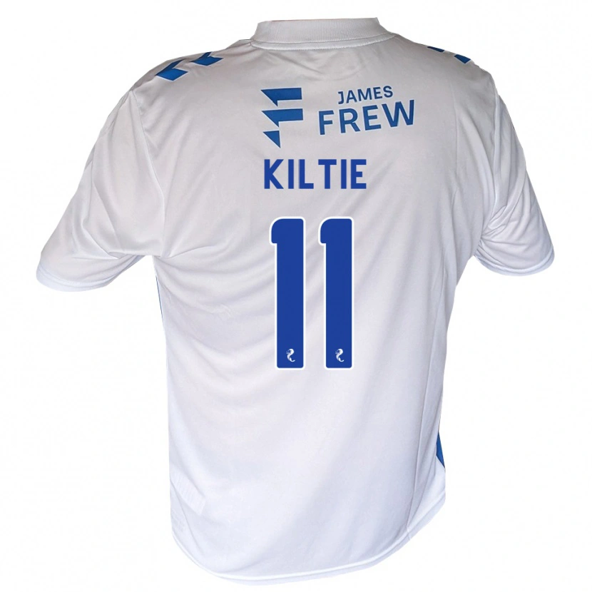 Danxen Kinder Greg Kiltie #11 Königsblau Weiß Heimtrikot Trikot 2026/27 T-Shirt Schweiz