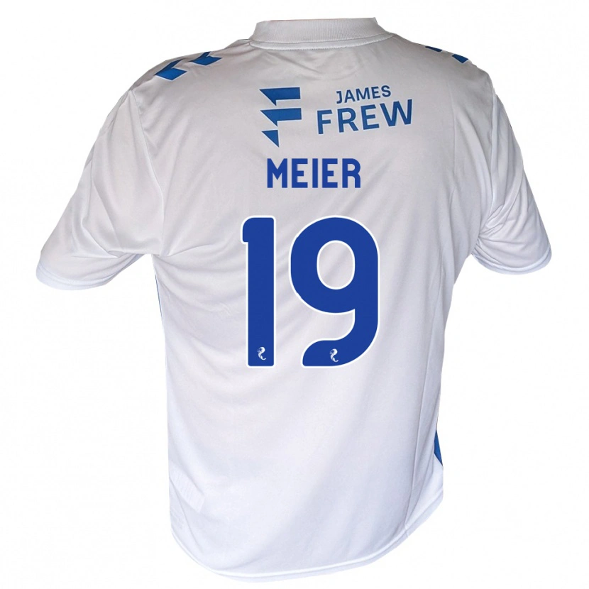 Danxen Kinder Jonathan Meier #19 Königsblau Weiß Heimtrikot Trikot 2026/27 T-Shirt Schweiz