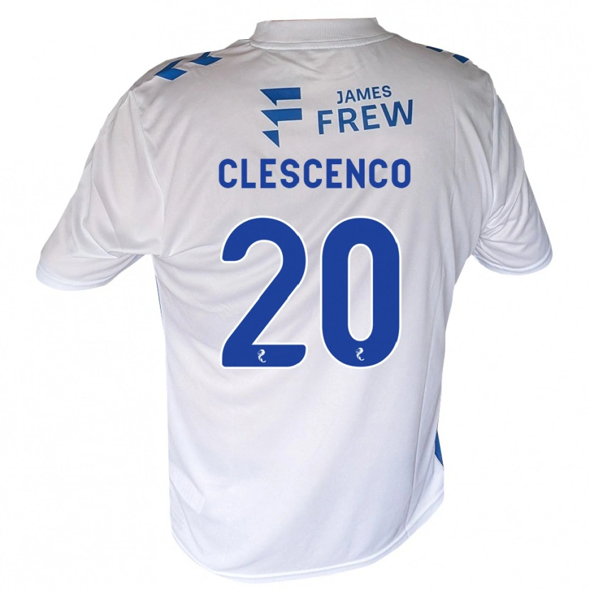 Danxen Kinder Nicky Clescenco #20 Königsblau Weiß Heimtrikot Trikot 2026/27 T-Shirt Schweiz
