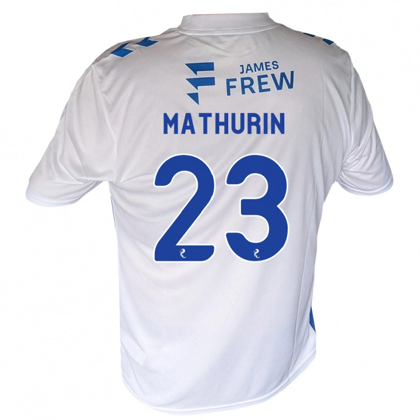 Danxen Kinder Roshaun Mathurin #23 Königsblau Weiß Heimtrikot Trikot 2026/27 T-Shirt Schweiz