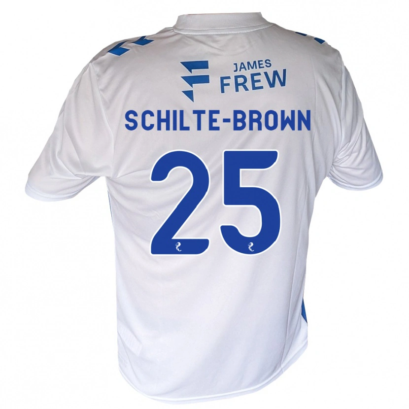Danxen Kinder Ethan Schilte-Brown #25 Königsblau Weiß Heimtrikot Trikot 2026/27 T-Shirt Schweiz
