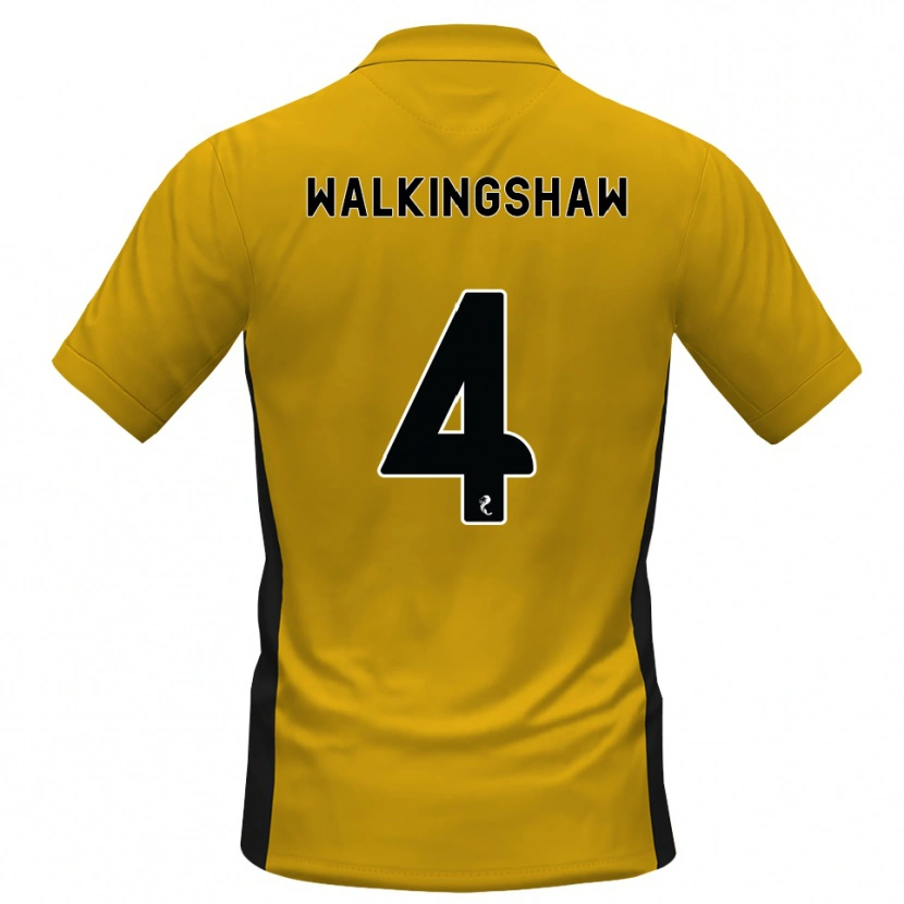 Danxen Kinder Rachel Walkingshaw #4 Orange Schwarz Heimtrikot Trikot 2026/27 T-Shirt Schweiz