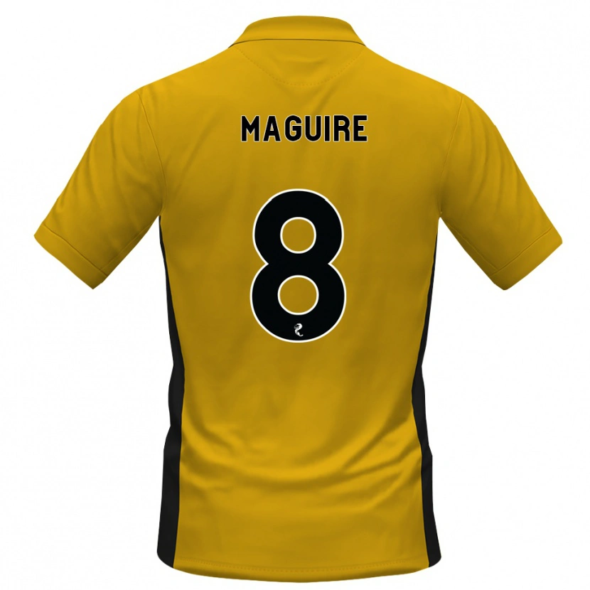 Danxen Kinder Ciaran Maguire #8 Orange Schwarz Heimtrikot Trikot 2026/27 T-Shirt Schweiz