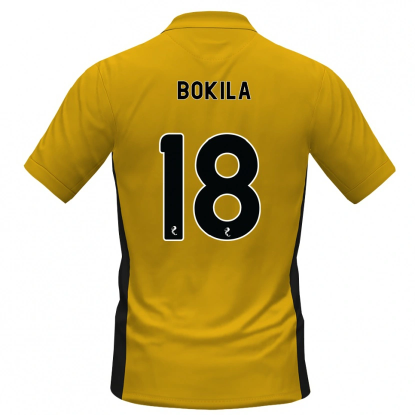 Danxen Kinder Jeremy Bokila #18 Orange Schwarz Heimtrikot Trikot 2026/27 T-Shirt Schweiz