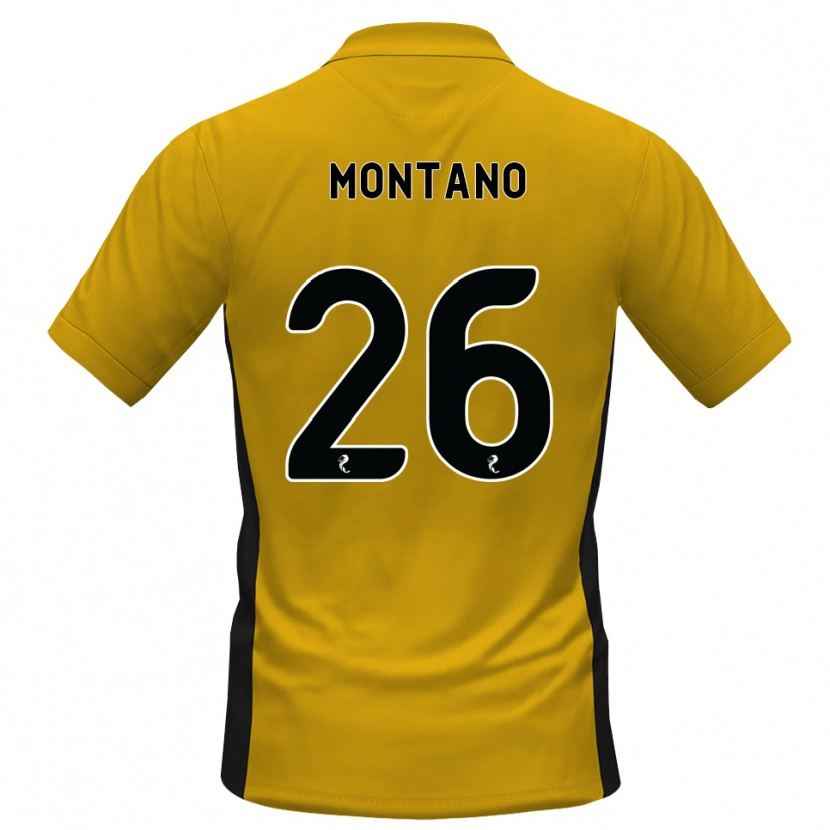 Danxen Kinder Cristian Montano #26 Orange Schwarz Heimtrikot Trikot 2026/27 T-Shirt Schweiz