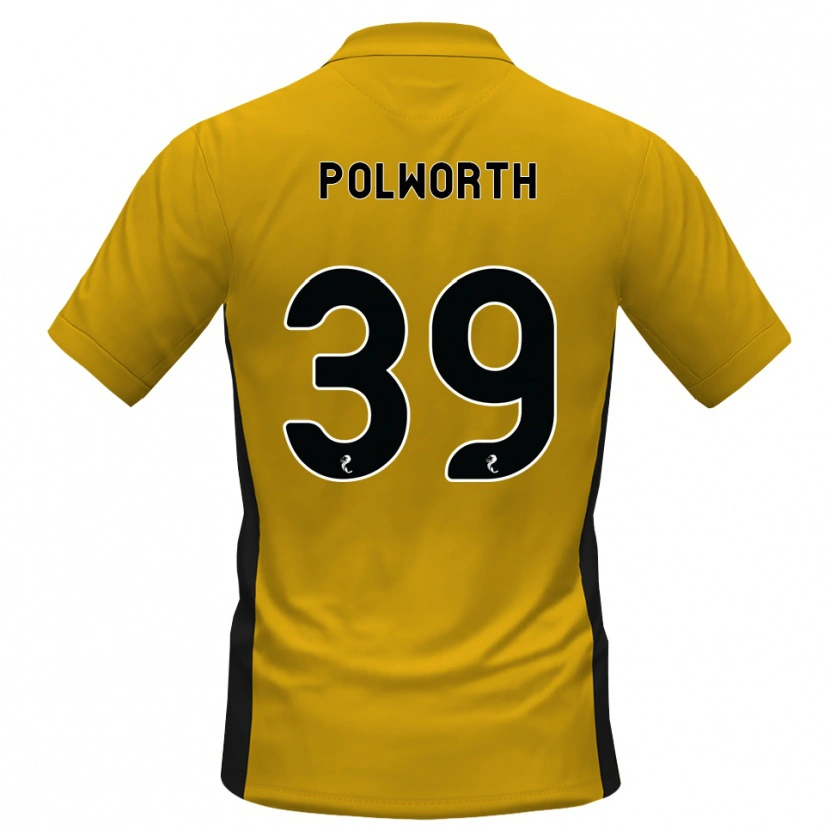 Danxen Kinder Liam Polworth #39 Orange Schwarz Heimtrikot Trikot 2026/27 T-Shirt Schweiz
