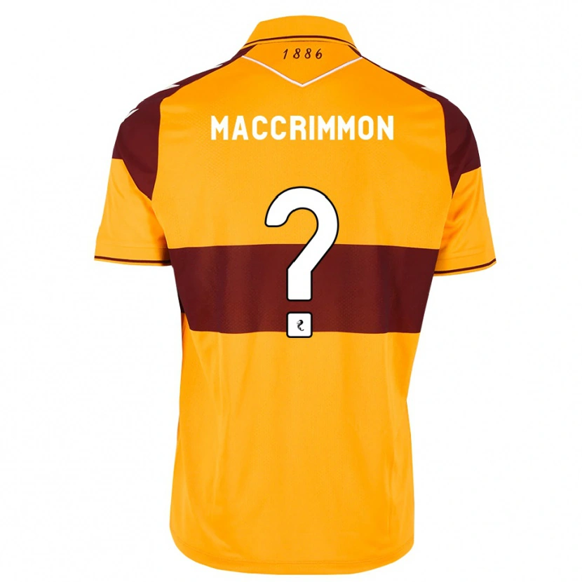 Danxen Kinder Scott Maccrimmon #0 Maroon Orange Heimtrikot Trikot 2026/27 T-Shirt Schweiz