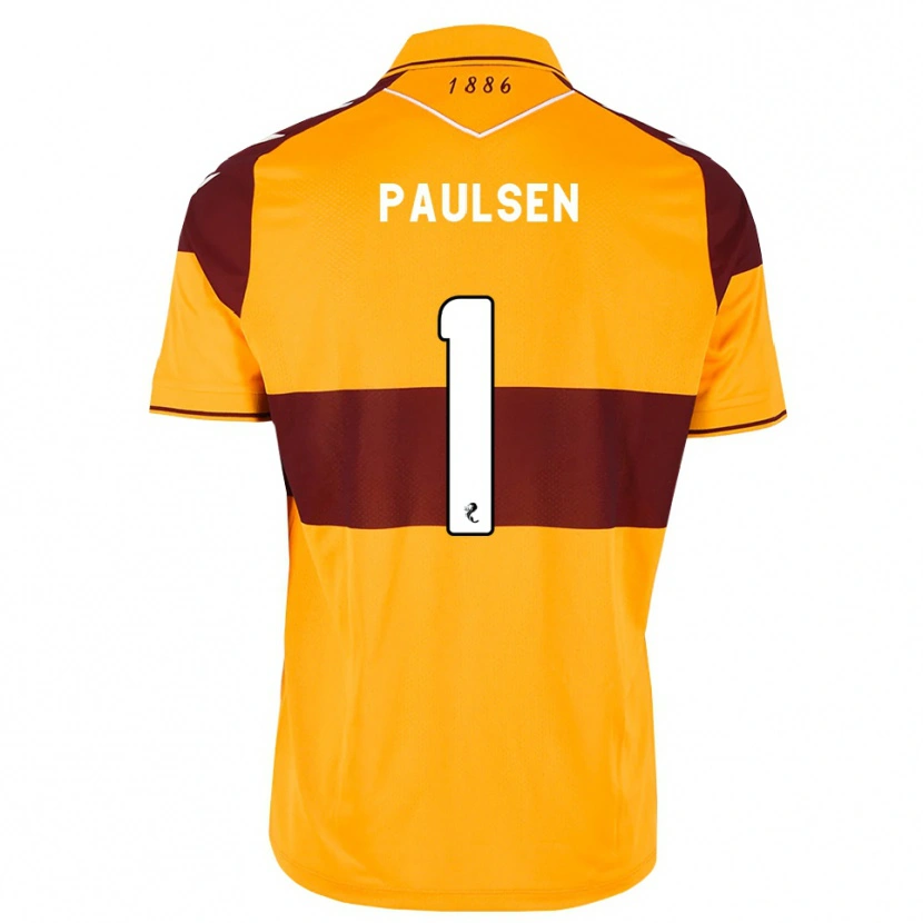 Danxen Kinder Alex Paulsen #1 Maroon Orange Heimtrikot Trikot 2026/27 T-Shirt Schweiz