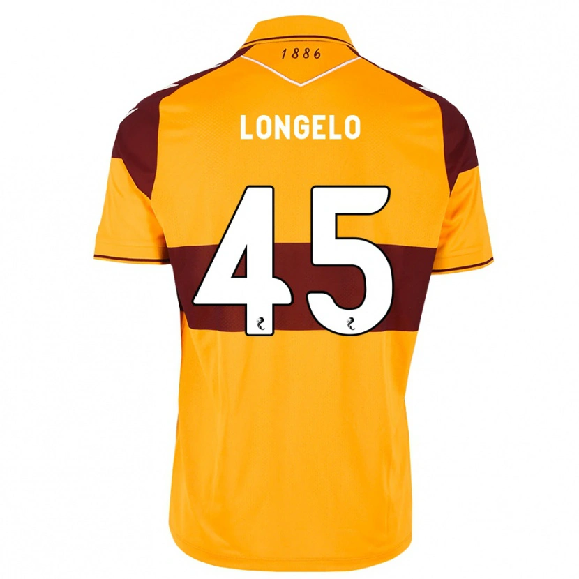 Danxen Kinder Emmanuel Longelo #45 Maroon Orange Heimtrikot Trikot 2026/27 T-Shirt Schweiz