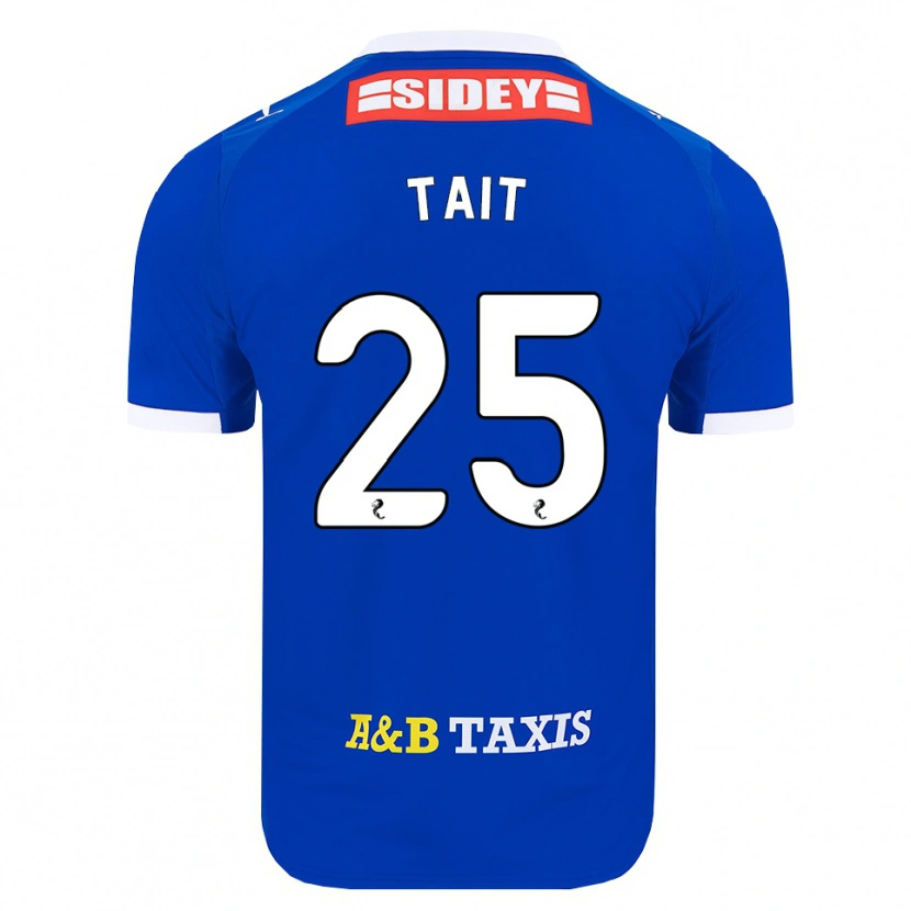 Danxen Kinder Macaulay Tait #25 Blau Rot Gelb Heimtrikot Trikot 2026/27 T-Shirt Schweiz