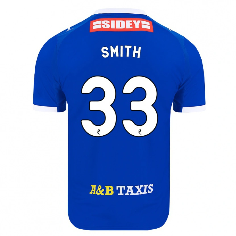 Danxen Kinder Liam Smith #33 Blau Rot Gelb Heimtrikot Trikot 2026/27 T-Shirt Schweiz
