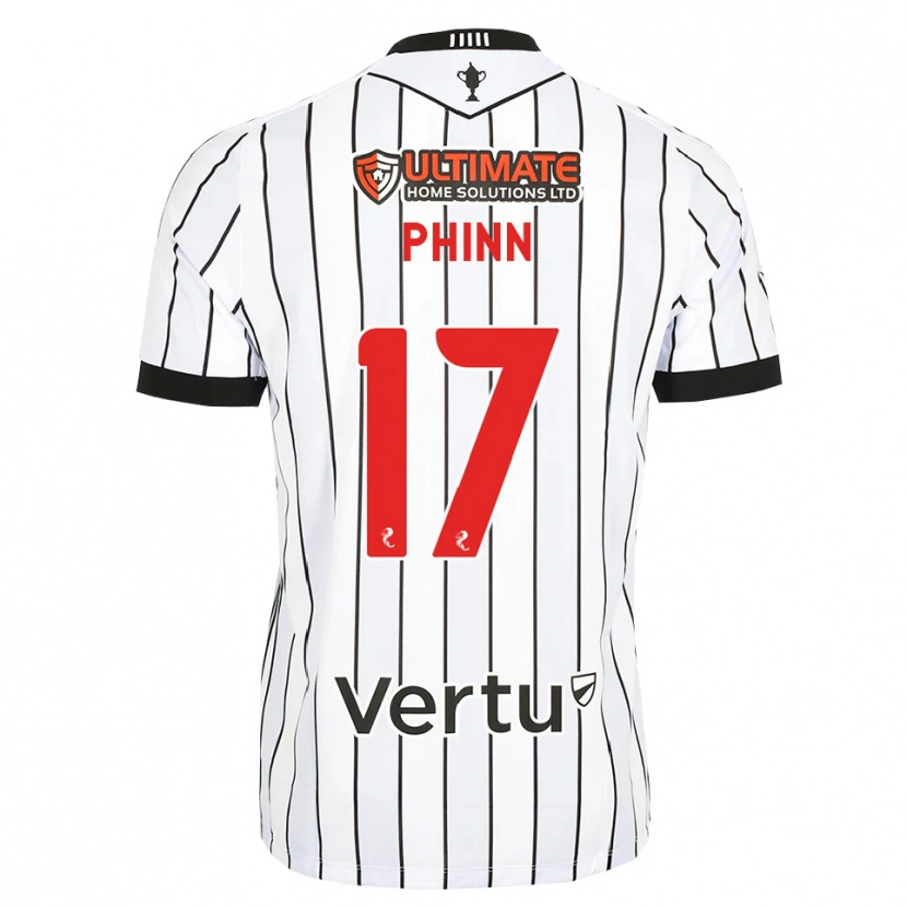 Danxen Kinder Shaun Phinn #17 Weiß Schwarz Rot Heimtrikot Trikot 2026/27 T-Shirt Schweiz
