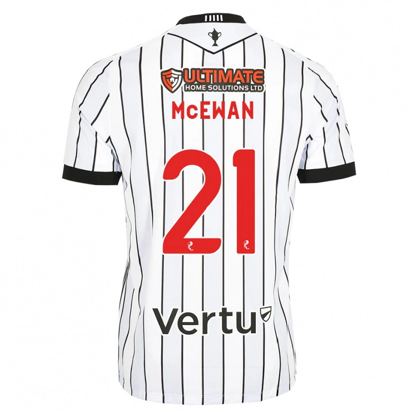 Danxen Kinder Carter Mcewan #21 Weiß Schwarz Rot Heimtrikot Trikot 2026/27 T-Shirt Schweiz