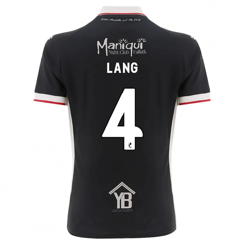 Danxen Kinder Tom Lang #4 Schwarz Weiß Rot Heimtrikot Trikot 2026/27 T-Shirt Schweiz