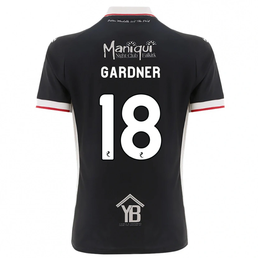 Danxen Kinder Joe Gardner #18 Schwarz Weiß Rot Heimtrikot Trikot 2026/27 T-Shirt Schweiz