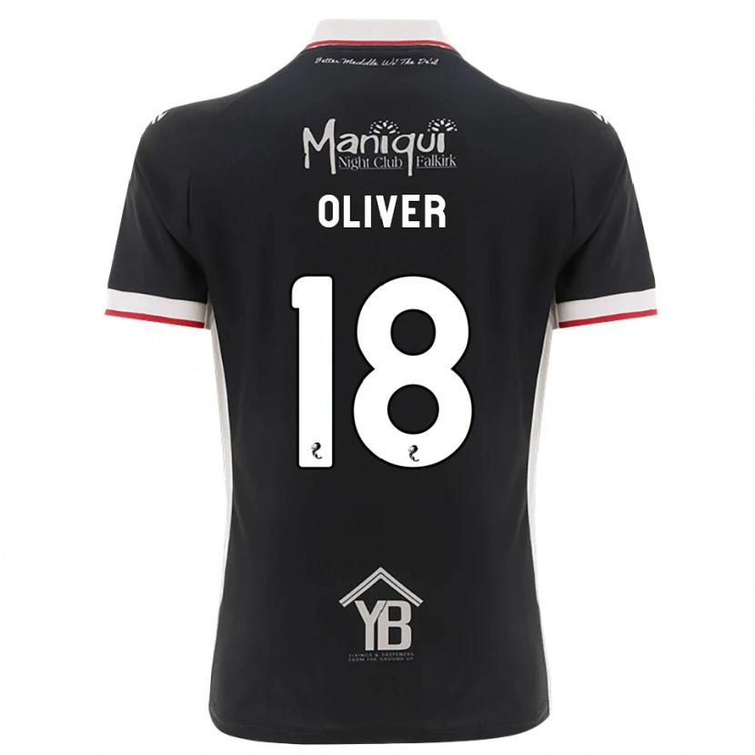 Danxen Kinder Gary Oliver #18 Schwarz Weiß Rot Heimtrikot Trikot 2026/27 T-Shirt Schweiz